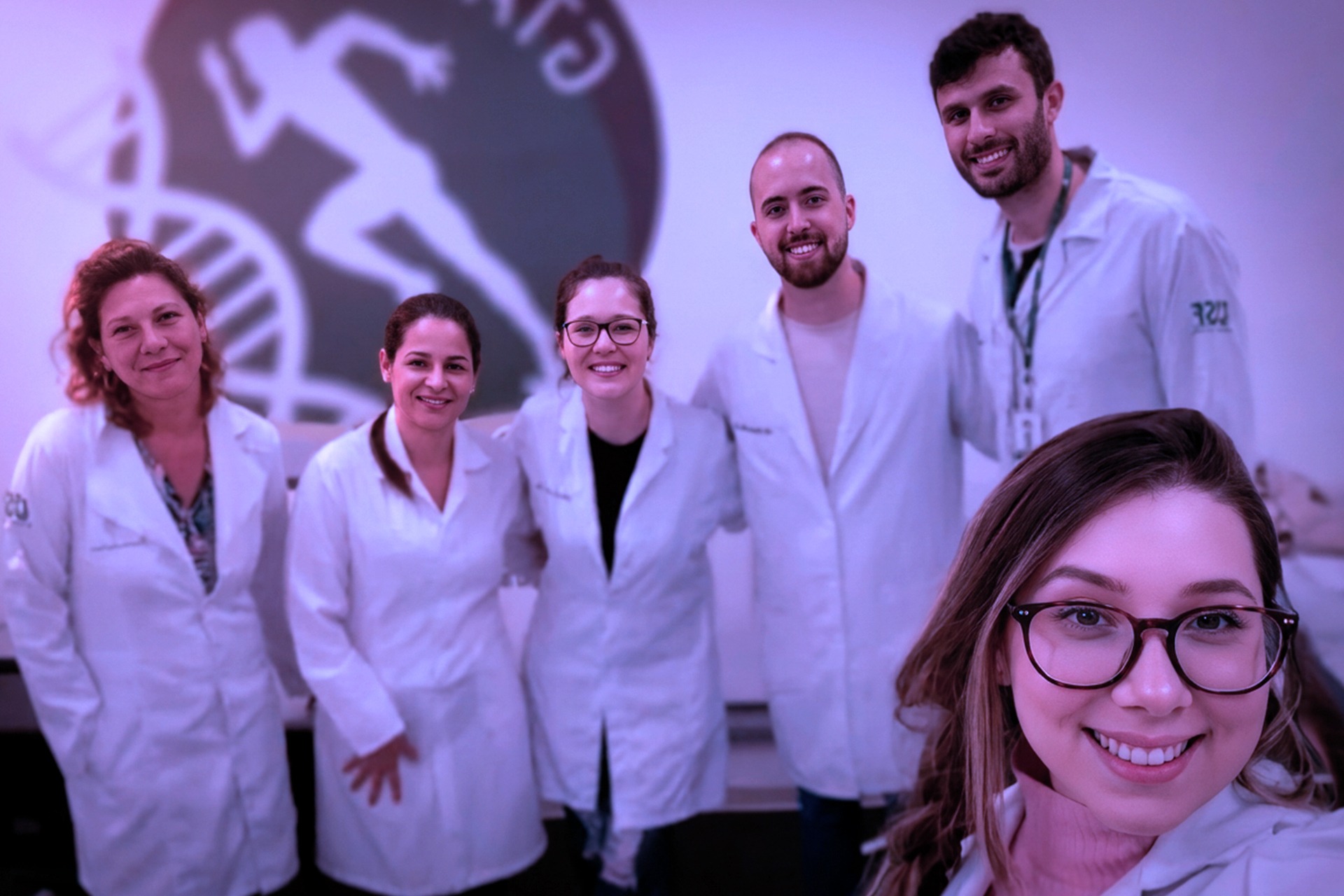Selfie de equipe